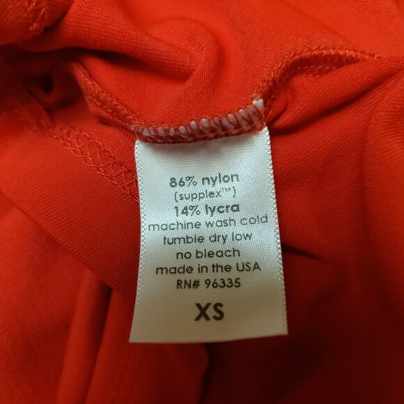 Susana Monaco Red Off-The-Shoulder Dress With Balloon Sleeves Womens XS - Picture 8 of 12